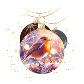 Weihnachtskarten-Dekore