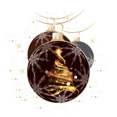 Weihnachtskarten-Dekore