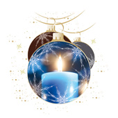 Weihnachtskarten-Dekore