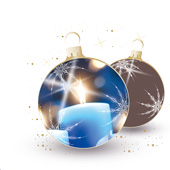 Weihnachtskarten-Dekore