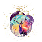 Weihnachtskarten-Dekore