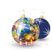 Weihnachtskarten-Dekore