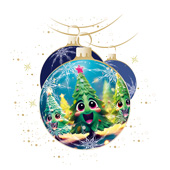 Weihnachtskarten-Dekore