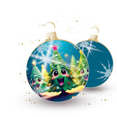 Weihnachtskarten-Dekore