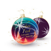 Weihnachtskarten-Dekore