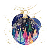 Weihnachtskarten-Dekore