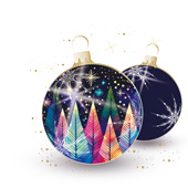 Weihnachtskarten-Dekore