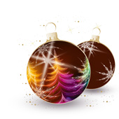 Weihnachtskarten-Dekore