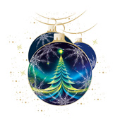 Weihnachtskarten-Dekore