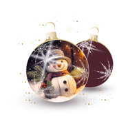 Weihnachtskarten-Dekore