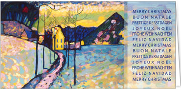 2025 für Firmen | Alte Meister | Motiv: Wassily Kandinsky Winterlandschaft (1909) - Artikel Nummer 11873