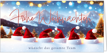 2025 für Firmen | Kategorie mit ausbrechbarem Kalender | Motiv: Mützenteam 2026 - Artikel Nummer 129