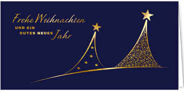 2025 für Firmen | Kategorie Edle Goldprägung | Motiv: Baumgemälde - Artikel Nummer 14-804-G