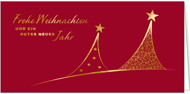 2025 für Firmen | Kategorie Edle Goldprägung | Motiv: Baumgemälde - Artikel Nummer 14-805-G