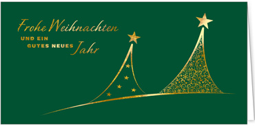 2025 für Firmen | Kategorie Edle Goldprägung | Motiv: Baumgemälde - Artikel Nummer 14-806-G