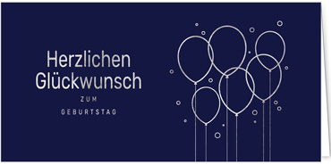 2025 für Firmen | Kategorie Edle Silberprägung | Motiv: Glücksballoons - Artikel Nummer 15-804-S