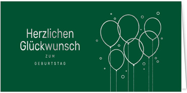 2025 für Firmen | Kategorie Edle Silberprägung | Motiv: Glücksballoons - Artikel Nummer 15-806-S