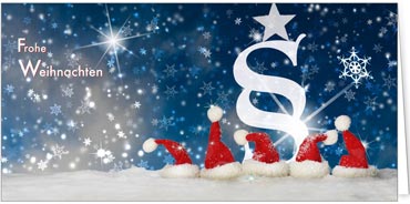 2025 für Firmen | Kategorie Steuerberater und Rechtsanwälte | Motiv: Funkelnder Paragraph - Artikel Nummer 15012