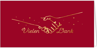 2025 für Firmen | Kategorie Edle Goldprägung | Motiv: Handshake - Artikel Nummer 16-805-G
