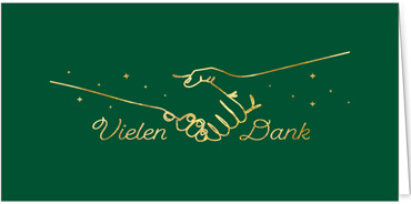 2025 für Firmen | Kategorie Edle Goldprägung | Motiv: Handshake - Artikel Nummer 16-806-G