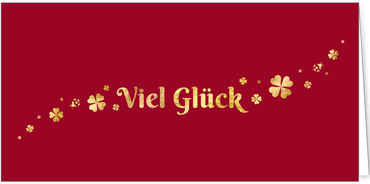 2025 für Firmen | Kategorie Edle Goldprägung | Motiv: Glücksprägung - Artikel Nummer 18-805-G