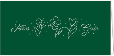 2025 für Firmen | Kategorie Edle Silberprägung | Motiv: Wunschblumen - Artikel Nummer 19-806-S