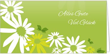 2025 Glückwunschkarten (Grusskarten)  - Programm 2025 | Motiv: Alles Gute  - Artikel Nummer 21020