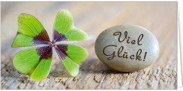 2025 Glückwunschkarten (Grusskarten)  - Programm 2025 | Motiv: Viel Glück - Artikel Nummer 21031