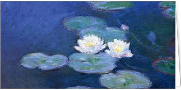 2023 Glückwunschkarten (Grusskarten)  - Programm 2023 | Motiv: Water Lilies (Claude Monet) - Artikel Nummer 21033