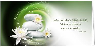 2025 Glückwunschkarten (Grusskarten)  - Programm 2025 | Motiv: Schöne Gedanken - Artikel Nummer 21034