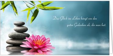 2025 Glückwunschkarten (Grusskarten)  - Programm 2025 | Motiv: Gute Gedanken - Artikel Nummer 21041