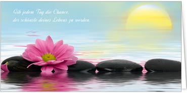 2025 Glückwunschkarten (Grusskarten)  - Programm 2025 | Motiv: Ein gelungener Tag - Artikel Nummer 21052