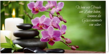 2025 Glückwunschkarten (Grusskarten)  - Programm 2025 | Motiv: Spa-Freude - Artikel Nummer 21058