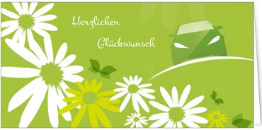 2025 Glückwunschkarten (Grusskarten) für die KFZ Branche - Programm 2025 | Motiv: KFZ - Alles Gute - Artikel Nummer 21506