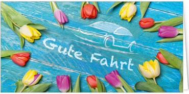 2025 Glückwunschkarten (Grusskarten) für die KFZ Branche - Programm 2025 | Motiv: KFZ - Frühling - Artikel Nummer 21507