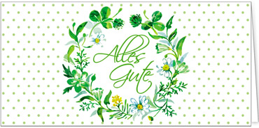 2025 Glückwunschkarten (Grusskarten)  - Programm 2025 | Motiv: Blumige Grüße - Artikel Nummer 28004