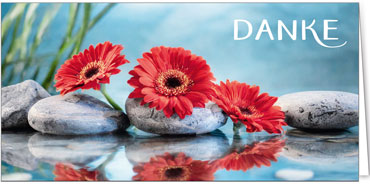 2025 Glückwunschkarten (Grusskarten)  - Programm 2025 | Motiv: Verheißungsvolles Dankeschön - Artikel Nummer 28022