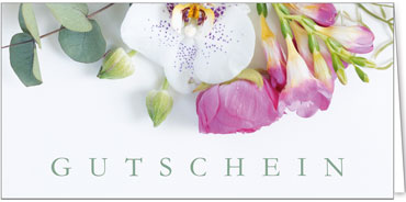 2025 Gutscheine (Grusskarten)  - Programm 2025 | Motiv: Eleganter Gutschein - Artikel Nummer 28026