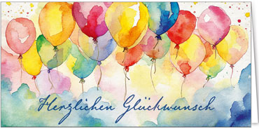 2025 Glückwunschkarten (Grusskarten)  - Programm 2025 | Motiv: Glücksträume - Artikel Nummer 29006