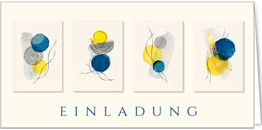 2025 Einladungskarten (Grusskarten)  - Programm 2025 | Motiv: Klassische Einladung - Artikel Nummer 29009