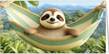 2025 Glückwunschkarten (Grusskarten)  - Programm 2025 | Motiv: Entspannte Wünsche - Artikel Nummer 29010