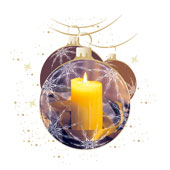 Weihnachtskarten-Dekore