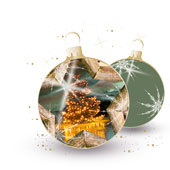 Weihnachtskarten-Dekore