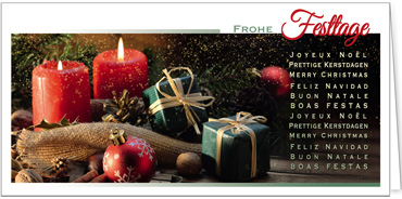 2025 für Firmen | Kategorie Weihnachtliche  Fotoimpressionen | Motiv: Leuchtende Überraschung - Artikel Nummer 31106