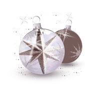 Weihnachtskarten-Dekore