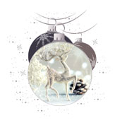 Weihnachtskarten-Dekore