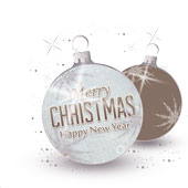 Weihnachtskarten-Dekore