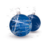 Weihnachtskarten-Dekore