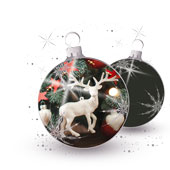 Weihnachtskarten-Dekore