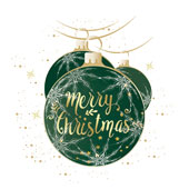 Weihnachtskarten-Dekore